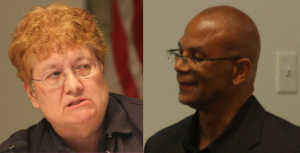 Peggy Chapados and Henry Wade voted against the ordinance. Photos by Raquel Hendrickson