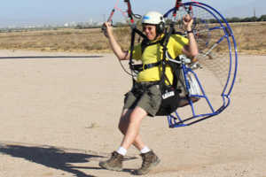 Airparamo owner Mo Sheldon said Maricopa isone of the best places in the world to fly paramotors. Photo by Ethan McSWweeney