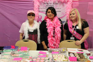 Harrah's Ak-Chin employees at a "pink" bake sale. Submitted