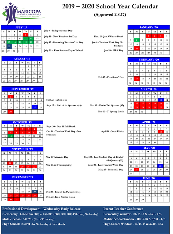 Musd Calendar 2022 Musd Board Delays Modified Calendar Until 2018 - Inmaricopa