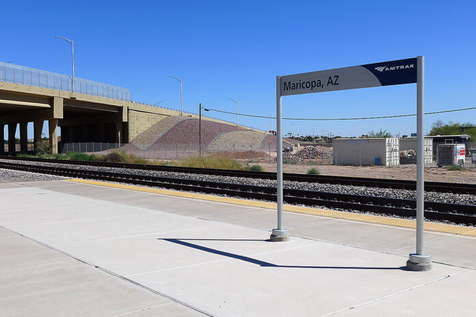 Amtrak station in Maricopa, AZ