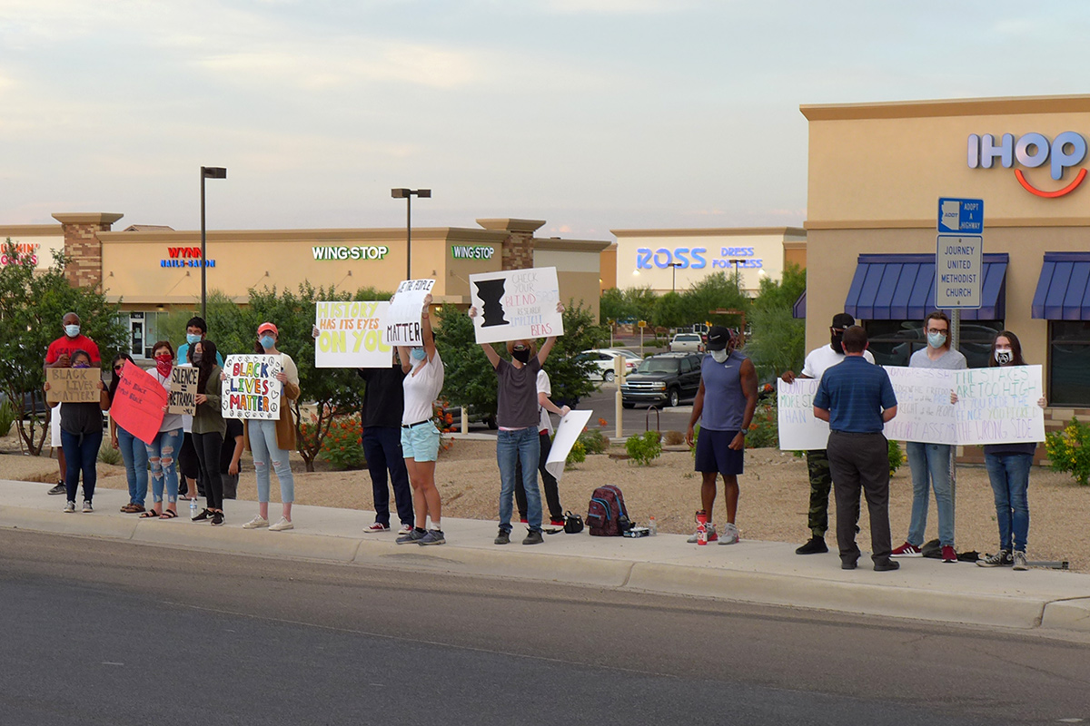 Maricopa protest Black Lives Matter
