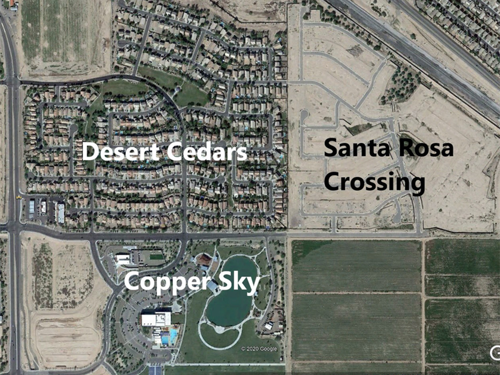 Santa Rosa Crossing Aerial