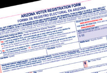 Arizona voter registration form
