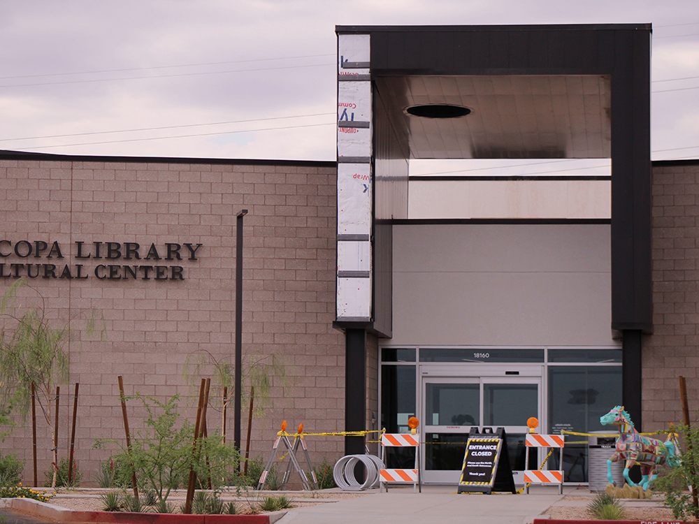 Library Wind Damage