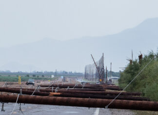 ED3 downed power poles