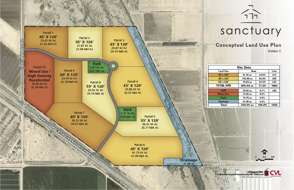 Sanctuary Conceptual Land Use Plan
