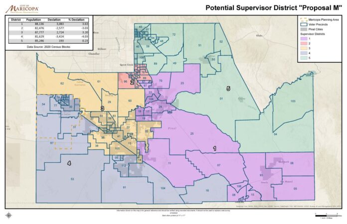 Pinal County Map M