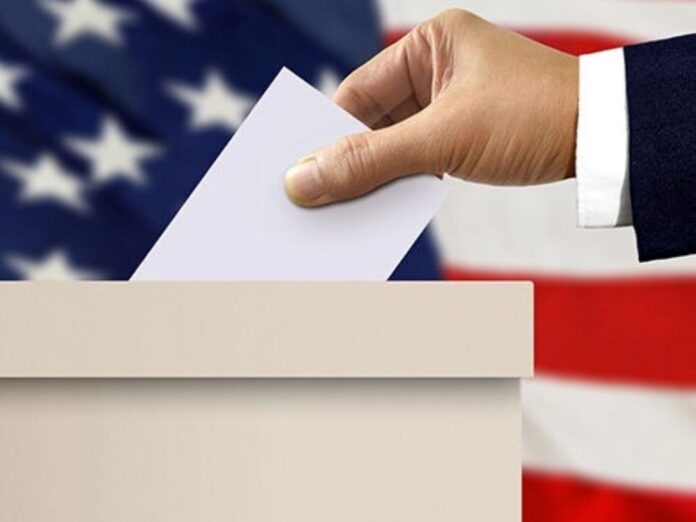 Voting ballot box sized Voting ballot box sized