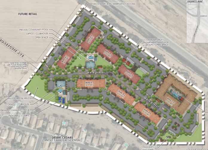 Honeycutt Apartments site map