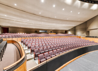 The standup special will be held here at the Pence Center at Central Arizona College in September. [Irwin Seating Company]
