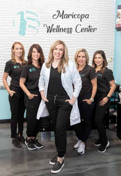 Dr. Kristina Donnay, FNP-C and her staff at Maricopa Wellness Center
