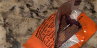A photo submitted to InMaricopa of a Reese's cup with a nail hidden inside. [submitted]