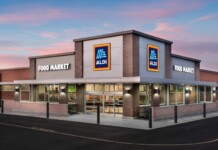 A stock image showing the exterior of an Aldi grocery store. [Courtesy of Aldi]