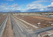 Gilbert-based Hunter Contracting Company will be installing turn lanes, drainage improvements, and landscaping near the future site of The Home Depot in March. [Brian Petersheim Jr.]