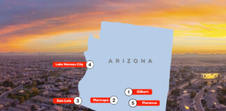 Moving Waldo, a Montreal-based technology moving company, ranked Maricopa as the second safest city in Arizona. [Moving Waldo, Bryan Mordt]