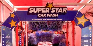 An interior view of the wash tunnel for Super Star Car Wash. The company submitted pre-application paperwork in March to construct a location on John Wayne Parkway and Honeycutt Avenue. [Courtesy Super Star Car Wash]